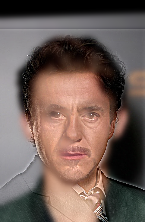 Hybrid Image of Tom Holland and Robert Downey Jr