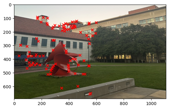 Second Example Second Image with feature matching